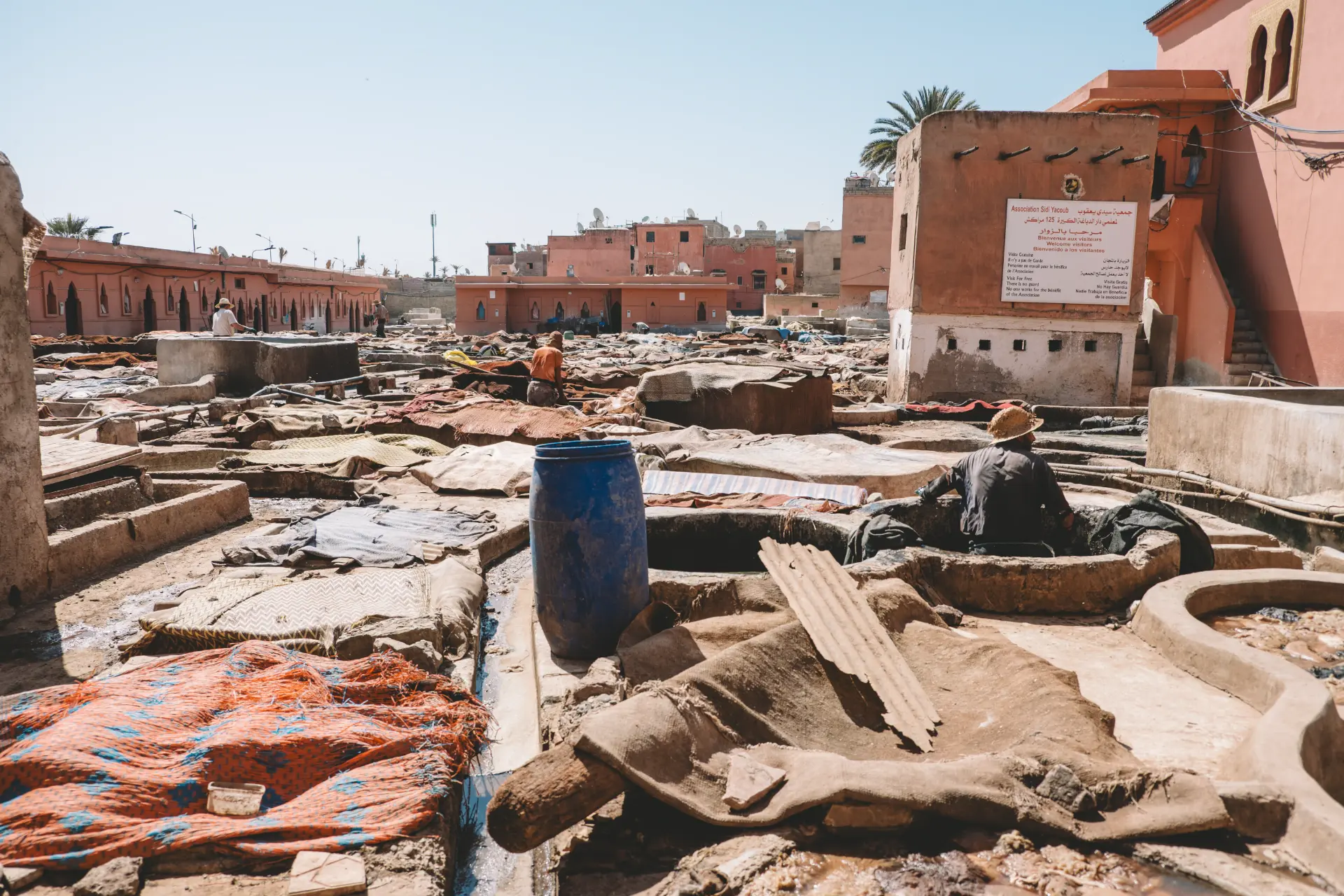 Le concerie di Bab Debbagh a Marrakech