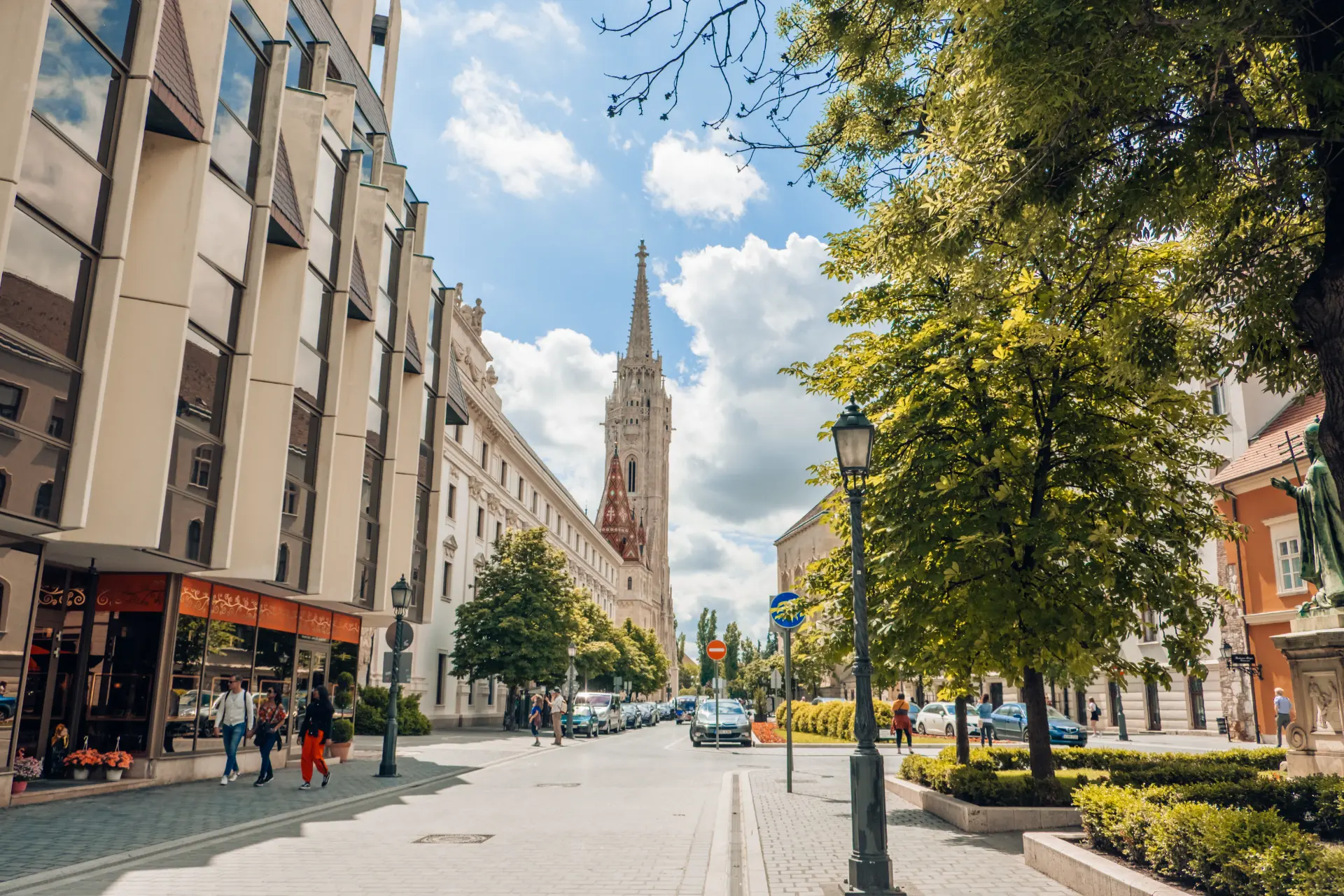 La guglia della Chiesa di Mattia nel quartiere di Buda